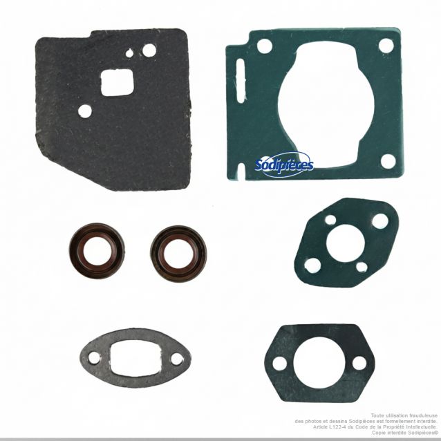 Kit joints moteur adaptable pour Stihl type 4237 – équivalent 42370071000