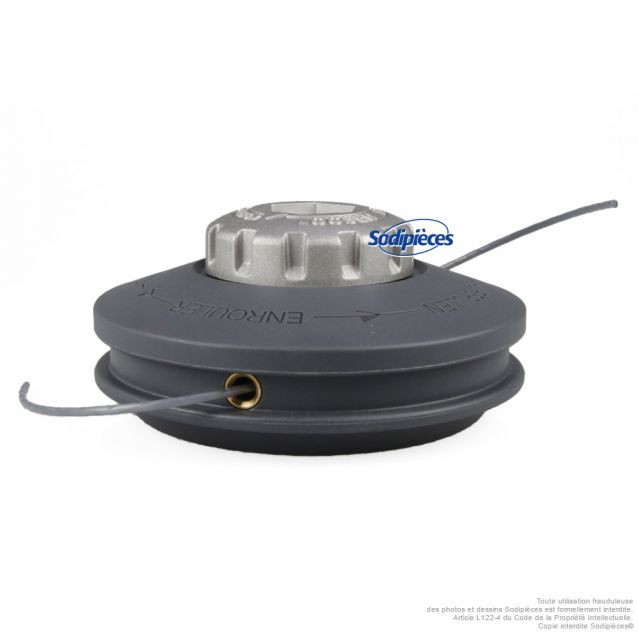 Tête débroussailleuse manuelle Tecomec Ø130 mm – Universelle 2 fils Ø2,0 à 2,7 mm