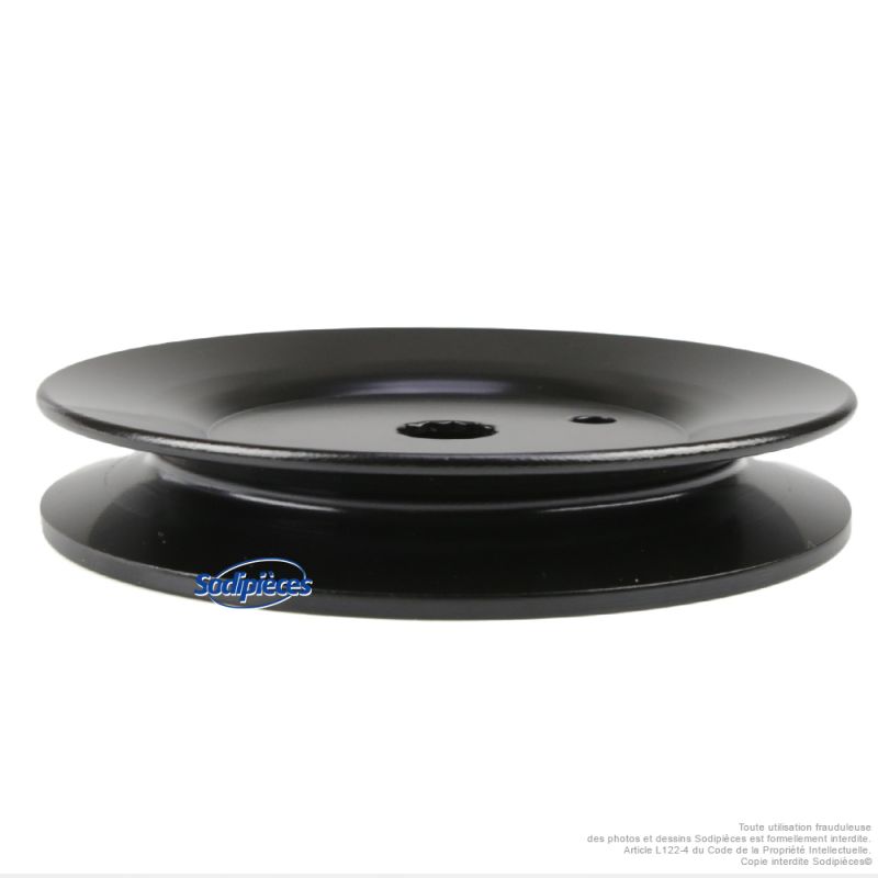 Poulie de lame Ø142 mm pour tondeuse autoportée MTD 756-1188 / 956-1188