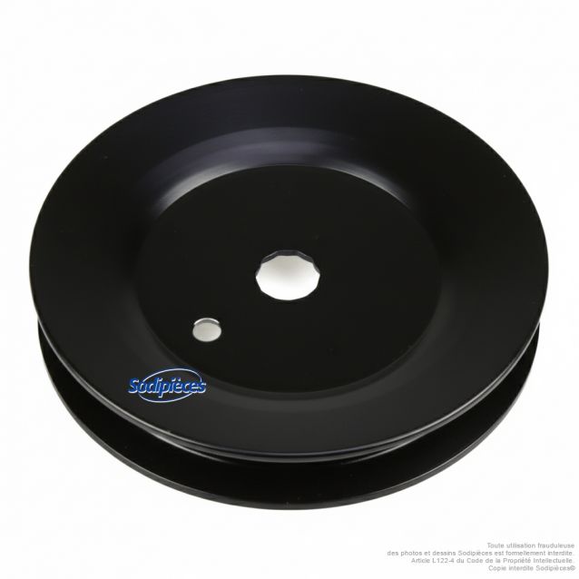 Poulie de lame Ø142 mm pour tondeuse autoportée MTD 756-1188 / 956-1188