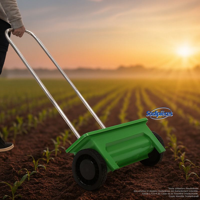 Semoir à grain 12 L – largeur 45 cm – poignée alliage aluminium