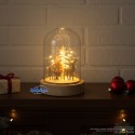 Lampe décorative de Noël sous cloche