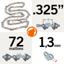 Chaîne tronçonneuse KERWOOD...