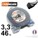Fil débroussailleuse Ouragan 3,3 mm x 46 m. Coque. Spirale - DESTOCKAGE