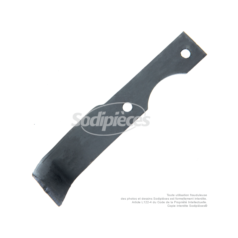 Couteaux de fraise gauche et droit.  Pour Agria N° 17549, 17548