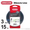 Fil Oregon Nylium Ondulé. 3 mm x 15 m pour débroussailleuse