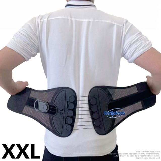 Ceinture de maintien lombaire à double serrage KERWOOD – Taille XXL