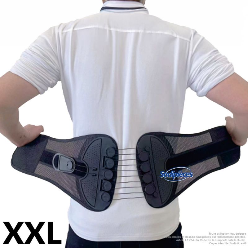 Ceinture de maintien lombaire à double serrage KERWOOD – Taille XXL