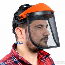 Visière avec écran grillage...