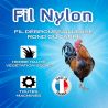 Fil débroussailleuse Ø 2,4 mm x 45 m Rond Coque Fil Nylon