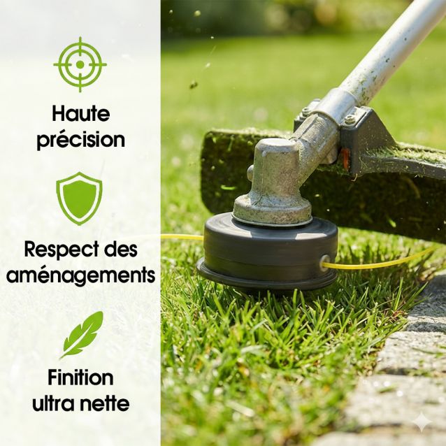 Fil débroussailleuse Ø 1,3 mm x 15 m Rond Coque Natura Protect