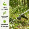 Fil débroussailleuse Ø 2,5 mm x 64 m Carré bi-matière Coque Titanium Power