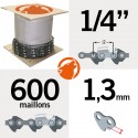 Chaîne tronçonneuse KERWOOD 25 pieds 1/4", 1,3mm