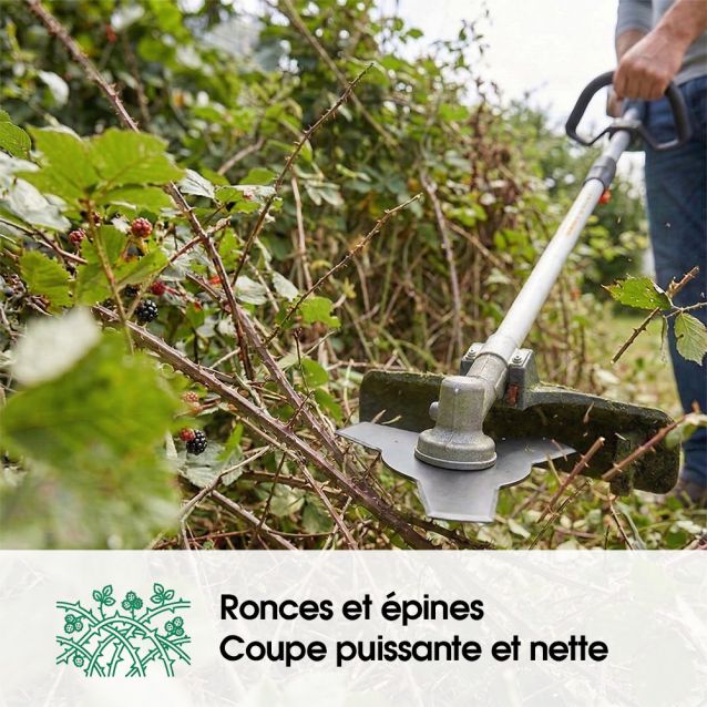 Lame débroussailleuse Ø 320 mm x 3 mm Al 25,4 mm