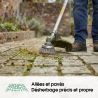 5 têtes brosse désherbage débroussailleuse Universelle Master 360 Ø 230 mm Al 20 mm