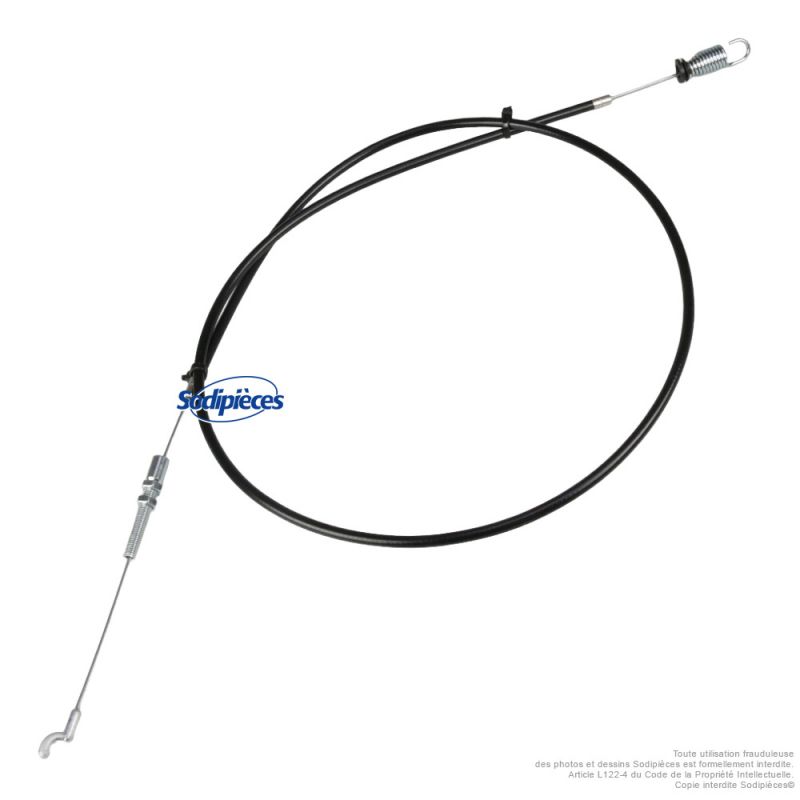Câble d’embrayage adaptable CASTELGARDEN -1360 mm - remplace 81001143/0