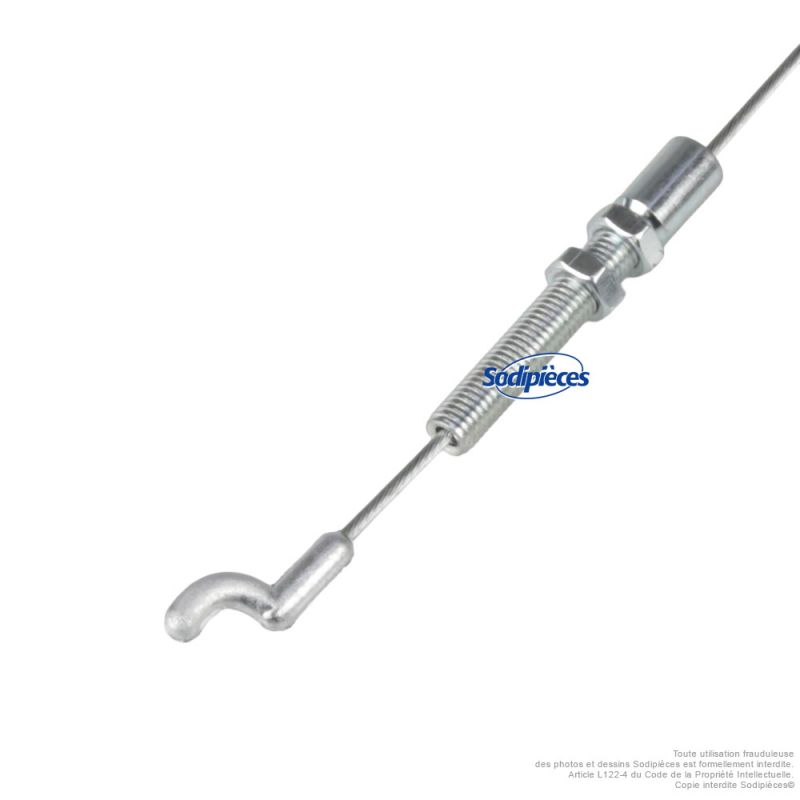 Câble d’embrayage adaptable CASTELGARDEN -1360 mm - remplace 81001143/0