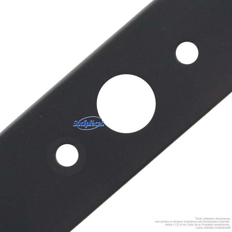 Lame de tondeuse 530 mm alésage 22 mm adaptable GRIN HM53A / PM53 / SPM53 - remplace PRT-0130