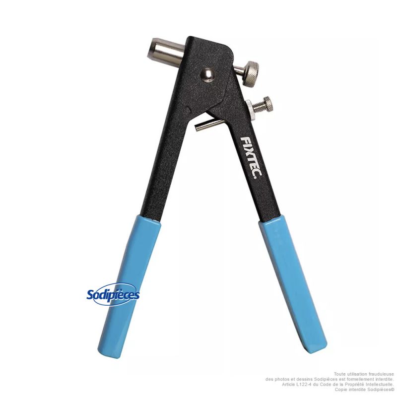 Pince à rivets filetés 11" avec mandrins M3 à M8 - Coffret 86 pièces - Fixtec