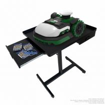 Table de travail réglable pour entretien robots tondeuses et atelier motoculture