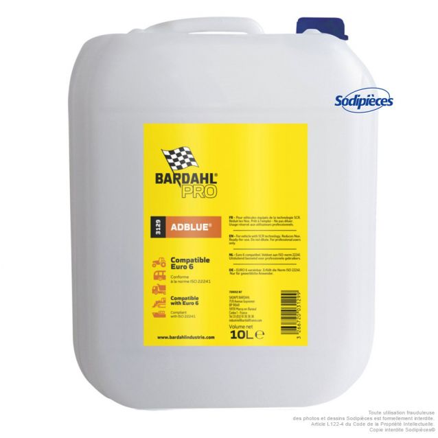 AdBlue Bardahl 10 L avec bec verseur