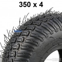 Pneu gazon 3.50-4 | 4 plis...