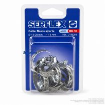 Colliers Serflex BA. Coffret de 10. diam serrage 18 à 28 mm