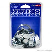 Colliers Serflex BA. Coffret de 10. diam serrage 24 à 36 mm