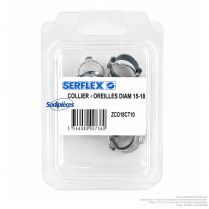 Colliers Serflex BO. Coffret de 10. diam serrage 15 à 18 mm