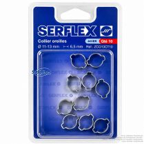 Colliers Serflex BO. Coffret de 10. diam serrage 11 à 13 mm