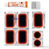 Kit réparation chambre à air SHAK 2 rustines Ø20 mm + 5 rustines 45x25 mm