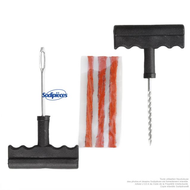 Kit réparation tubeless pour pneus renforcés 2/4 plis