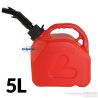Bidon de 5 L rouge avec bec verseur