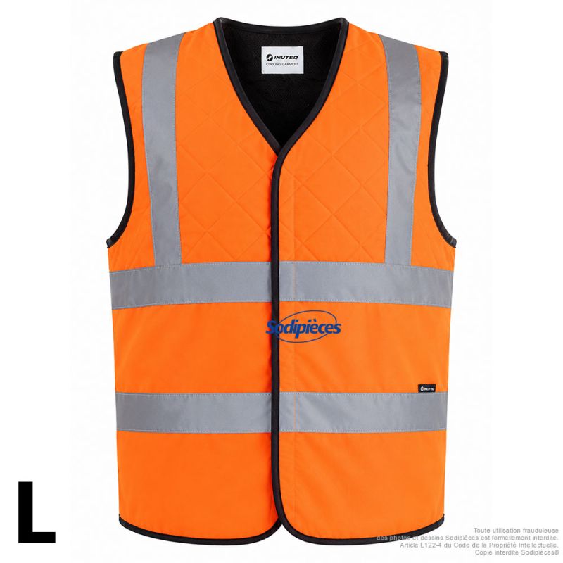 Gilet Haute visibilité refroidissant Bodycool 2BSafe - Orange - Taille L