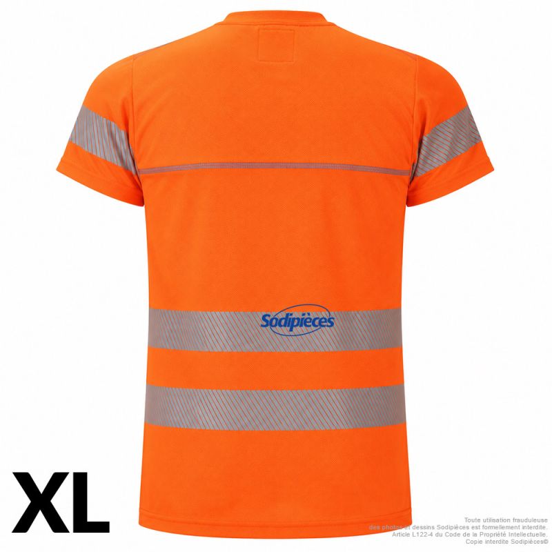 T-shirt rafraîchissant Bodycool - Orange- Haute visibilité - Taille XL