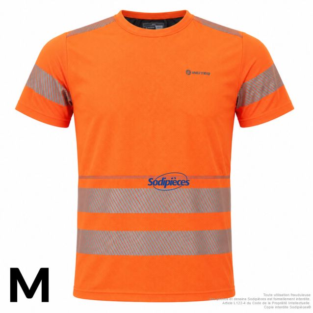 T-shirt rafraîchissant Bodycool - Orange - Haute visibilité - Taille M