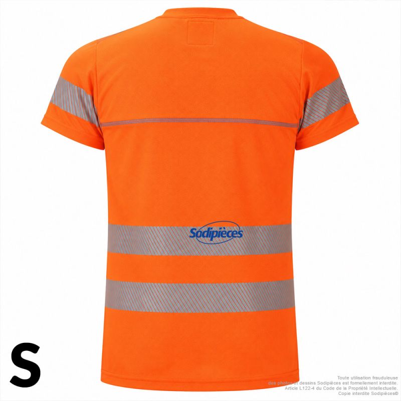 T-shirt rafraîchissant Bodycool - Orange - Haute visibilité - Taille S