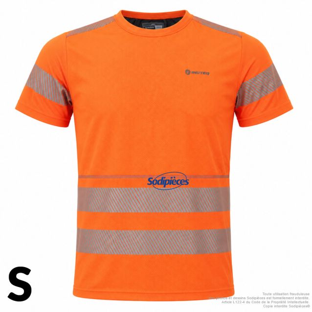 T-shirt rafraîchissant Bodycool - Orange - Haute visibilité - Taille S