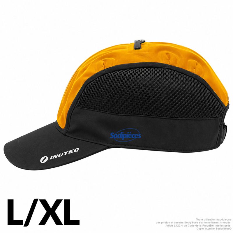 Casquette refroidissante - Headcool Smart-X - Noir et Orange - Taille L/XL