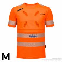 T-shirt refroidissant HV - Smart-X - Manches courtes - Orange - Taille M