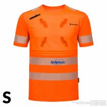 T-shirt refroidissant HV - Smart-X - Manches courtes - Orange - Taille S