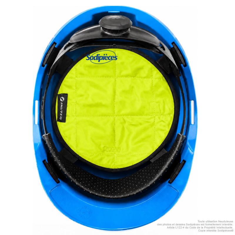 Fond de casque refroidissant - Headcool Helmet - Jaune