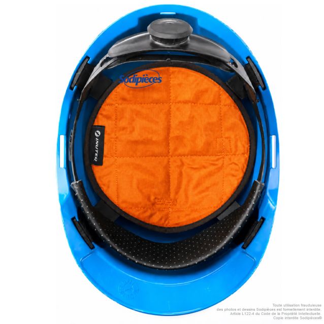 Fond de casque refroidissant - Headcool Helmet - Orange