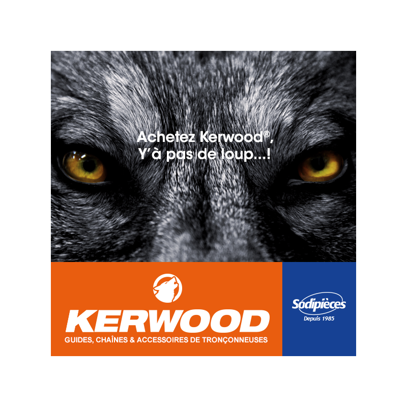 Chaîne KERWOOD 52 maillons 3/8"LP,1,3mm