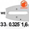 Guide tronçonneuse Kerwood. 33 cm. 0,325". 1,6 mm. 13C4KSWE - DESTOCKAGE