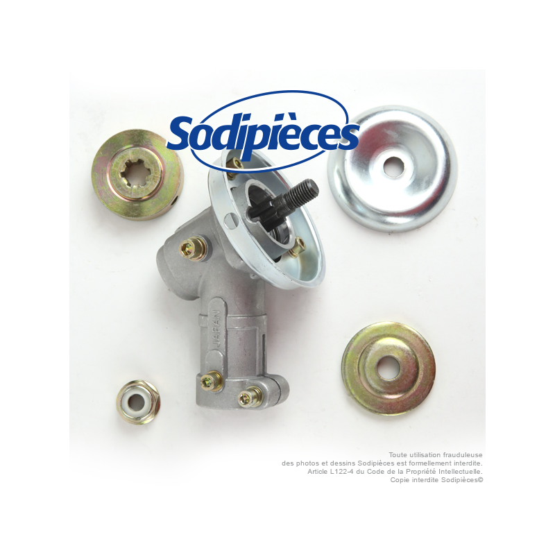 Renvoi d'angle pour TL33, TL43, TL52. 9 dents
